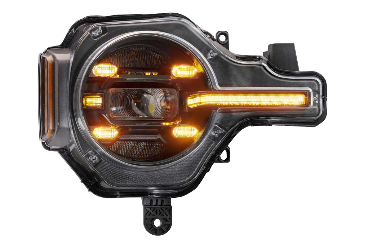 Morimoto - XB LED Headlights: Ford Bronco (21+) (Pair / Amber DRL) - LF497-A