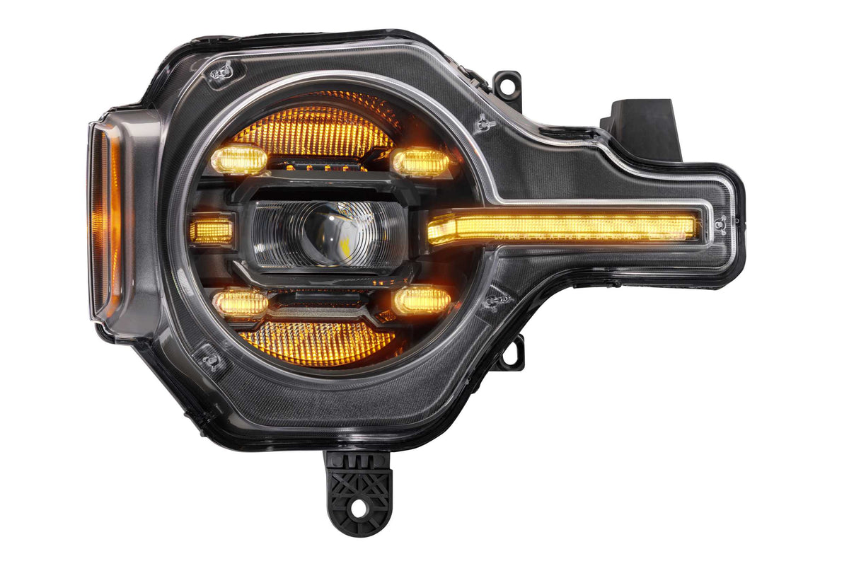 Morimoto - XB LED Headlights: Ford Bronco (21+) (Pair / Amber DRL) - LF497-A