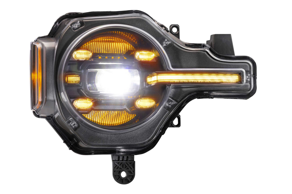Morimoto - XB LED Headlights: Ford Bronco (21+) (Pair / Amber DRL) - LF497-A