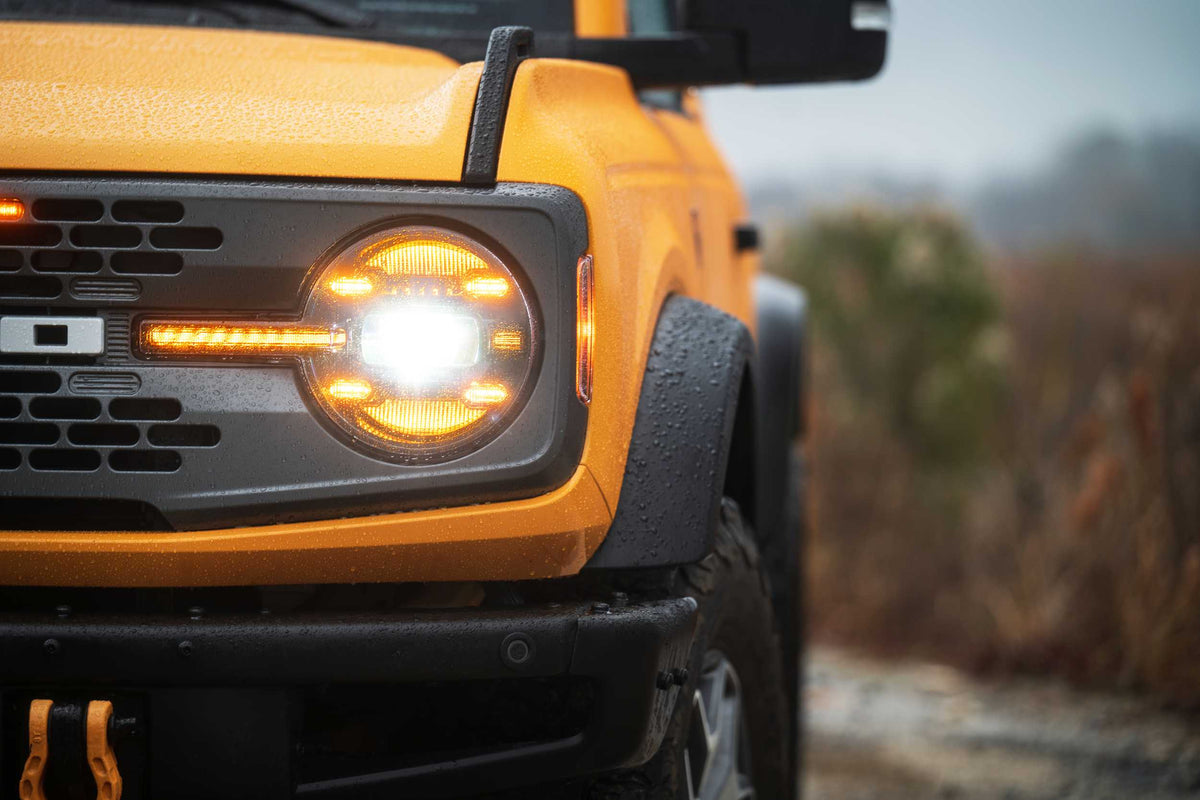 Morimoto - XB LED Headlights: Ford Bronco (21+) (Pair / Amber DRL) - LF497-A