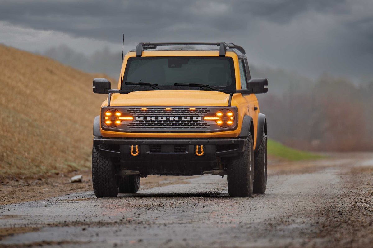Morimoto - XB LED Headlights: Ford Bronco (21+) (Pair / Amber DRL) - LF497-A