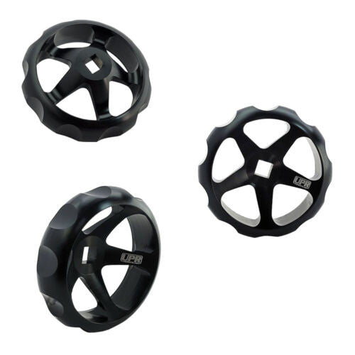 UPR - Billet Nitrous & CO2 Bottle Valve Handle Knob Hand Wheel 5lb 10lb 15lb 2.5lb - 1090-01 by UPR Products - front view