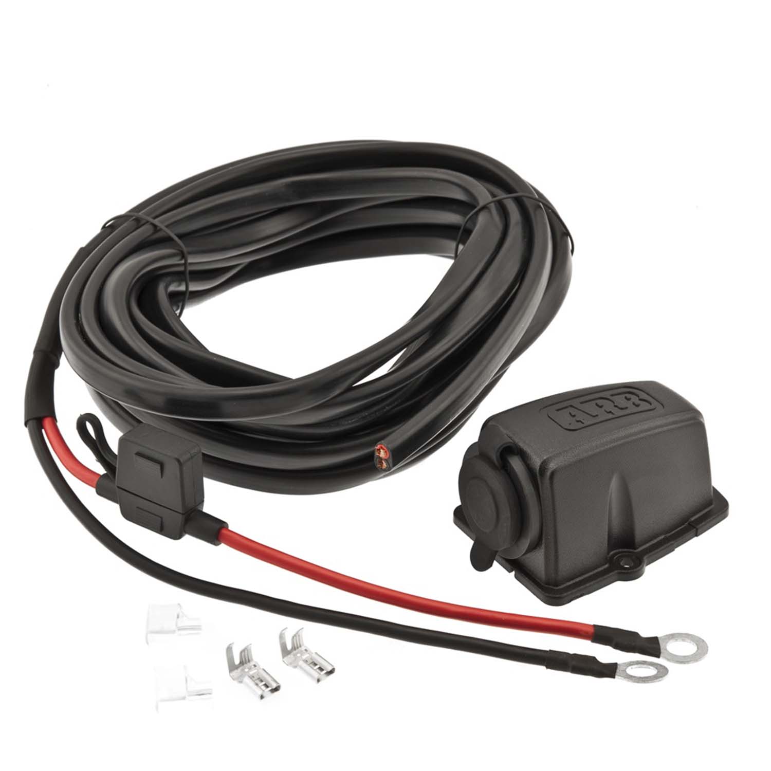 ARB Fridge Wiring Kit 6M W/Threaded Socket - 10900027 by ARB - front view