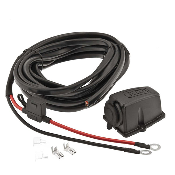 ARB Fridge Wiring Kit 6M W/Threaded Socket - 10900027 by ARB - front view