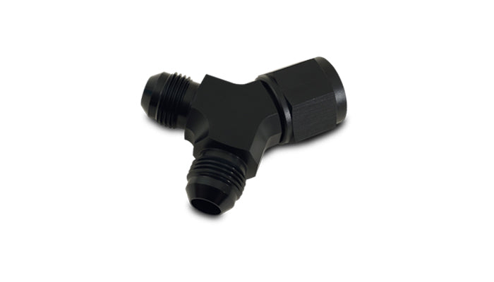 Vibrant -10AN Female x Dual -8AN Male Y-Adapter Fitting - Aluminum - 10907