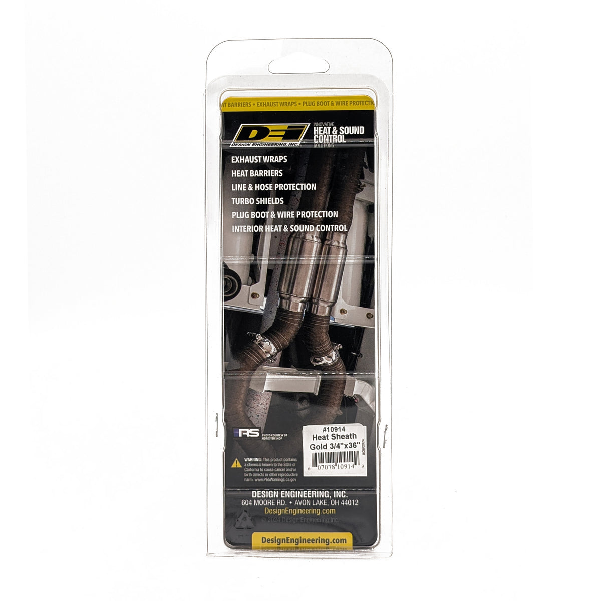 DEI Heat Sheath GOLD 3/4in x 36in - 10914 by DEI - front view