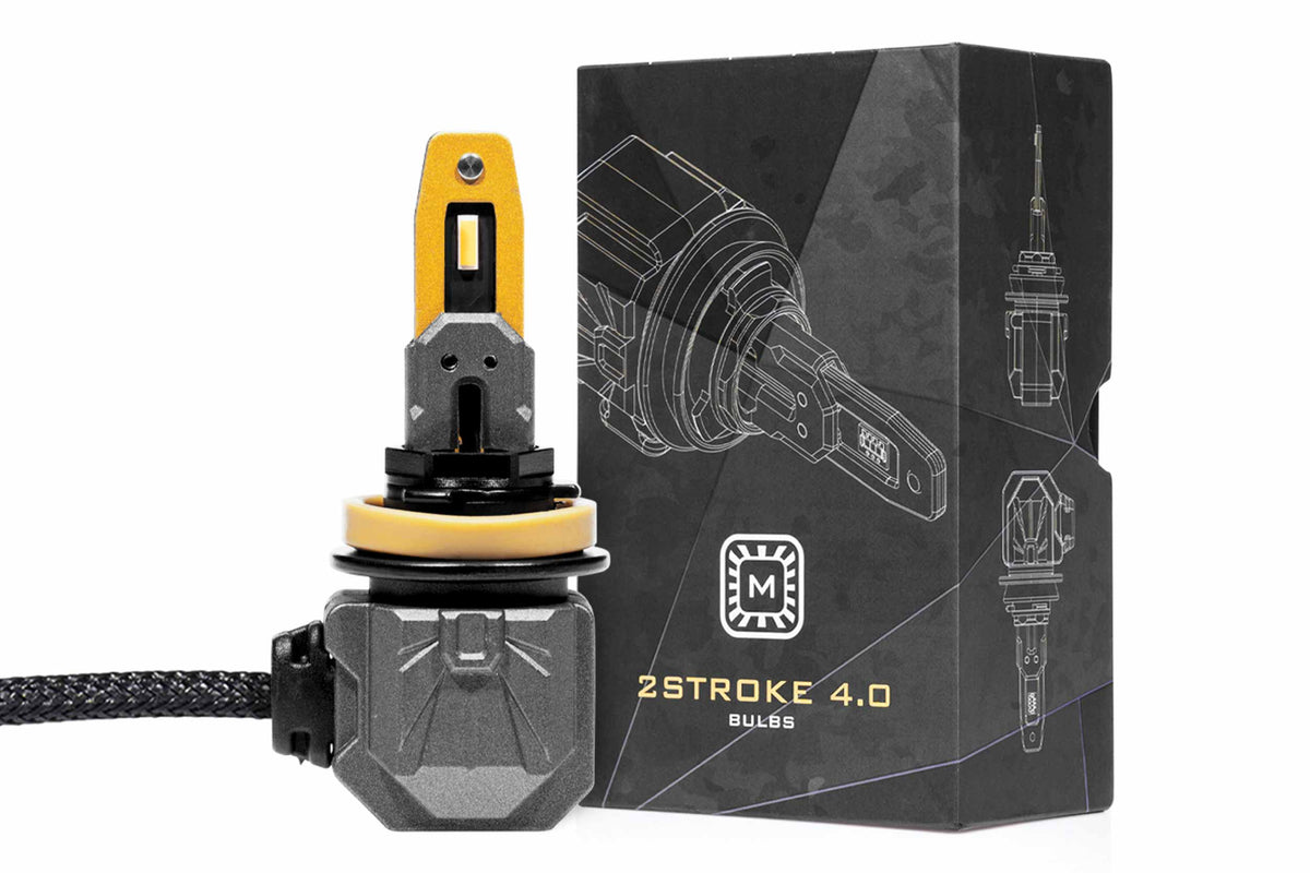 Morimoto - H11/H9/H8: Morimoto 2Stroke 4.0 LED Bulb (Yellow) (Each) - LED2020-Y