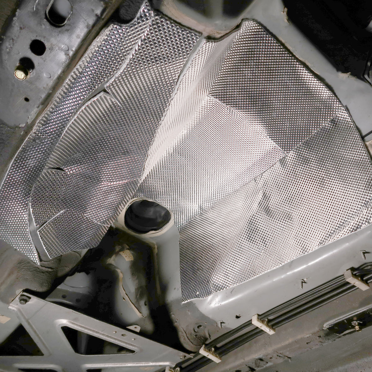 DEI 06-15 Mazda Miata NC Transmission Tunnel Heat Shield Kit - 10950 for 2006-2015 Mazda MX 5 Miata - front view