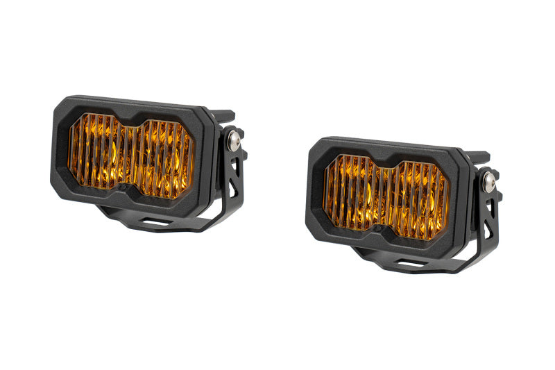 Diode Dynamics C2 2.0 Pro Yellow SAE Fog/Wide Standard ABL (pair) - DD8103P