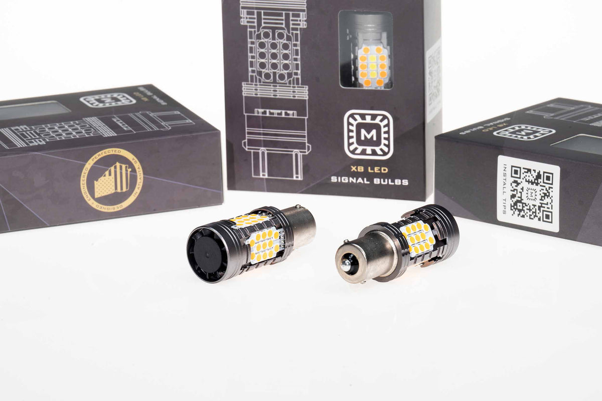 Morimoto - 1156: XB LED Bulbs (Amber / Set) - LED399