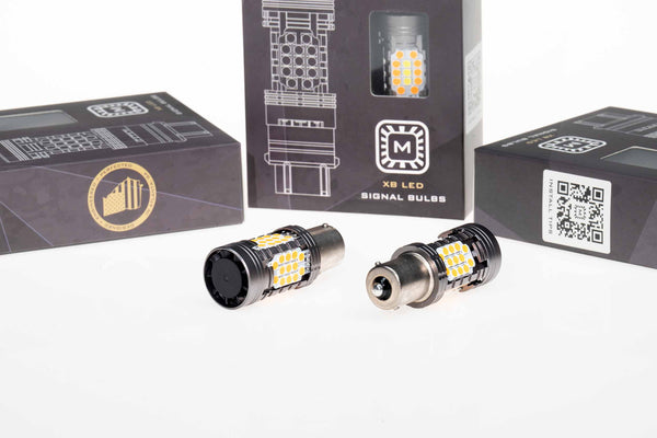 Morimoto - 1156: XB LED Bulbs (Amber / Set) - LED399
