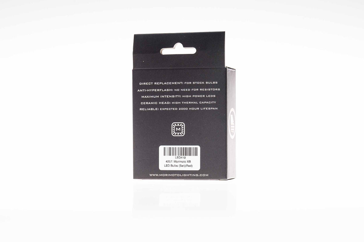 Morimoto - 4257: XB LED Bulbs (Red / Set) - LED419