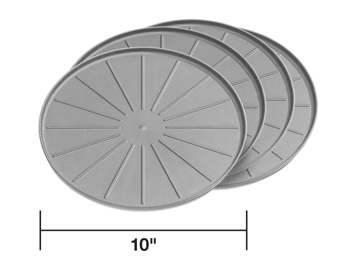 Weathertech - Round Coaster Set - Gray 10 in. Dia. - 8A10CSTGR