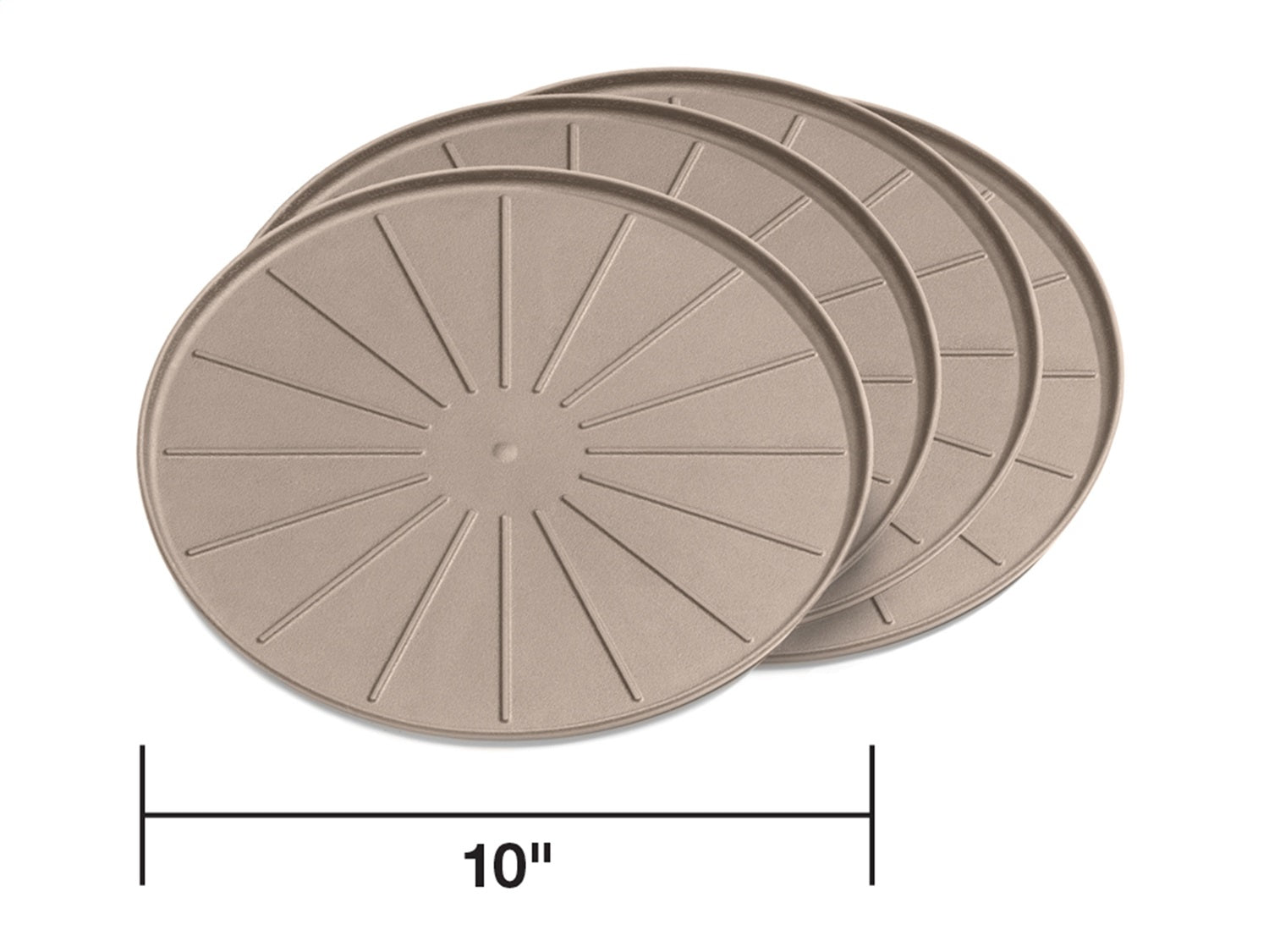 Weathertech - Round Coaster Set - Tan 10 in. Dia. - 8A10CSTTN