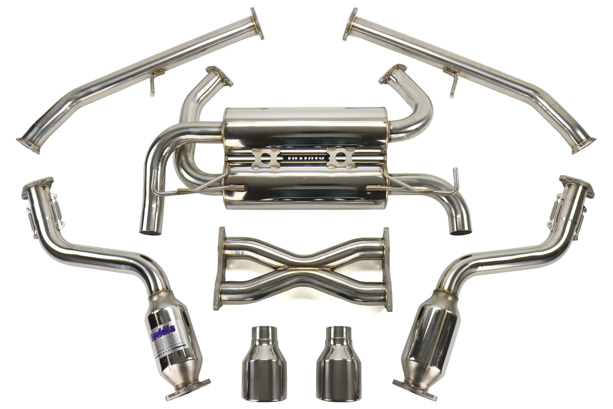 Invidia 09+ 370Z Gemini Rolled Stainless Steel Tip Cat-back Exhaust