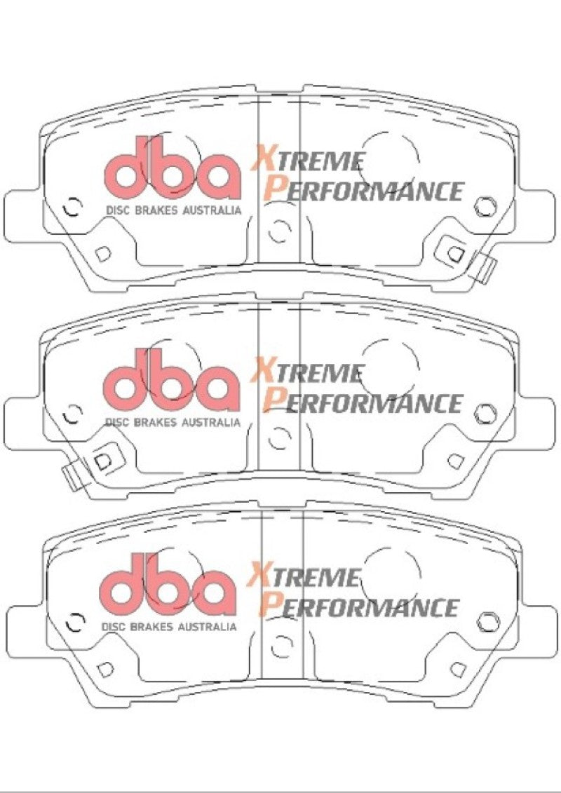 DBA 15-23 Ford Mustang GT V8 w/Brembo Brakes XP650 Rear Brake Pads - DB9022XP