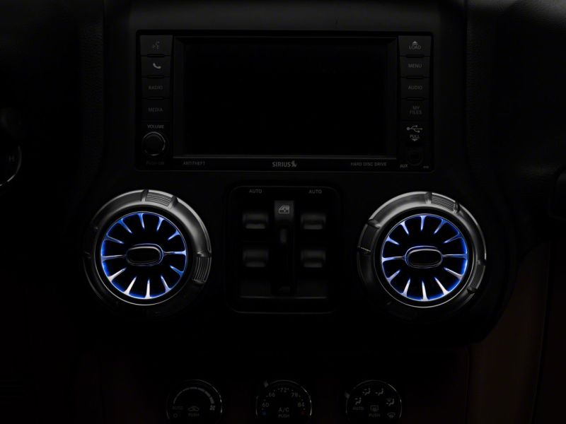 Raxiom 11-18 Jeep Wrangler JK LED Ambient Vent Lighting Kit - J139322