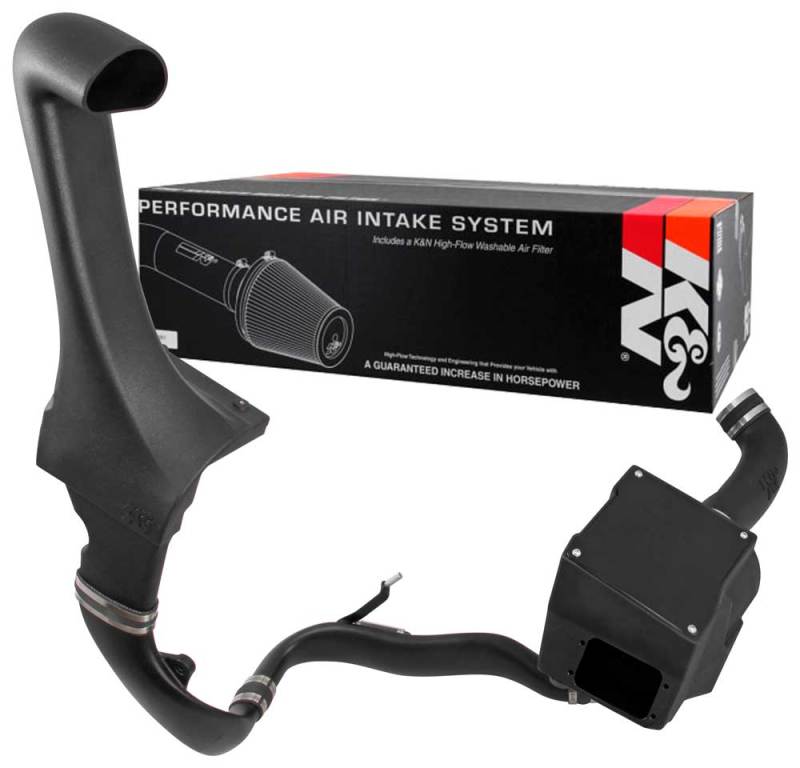 K&amp;N 12-18 Jeep Wrangler 3.6L V6 Performance Intake Kit w/ Snorkel - 57-1573