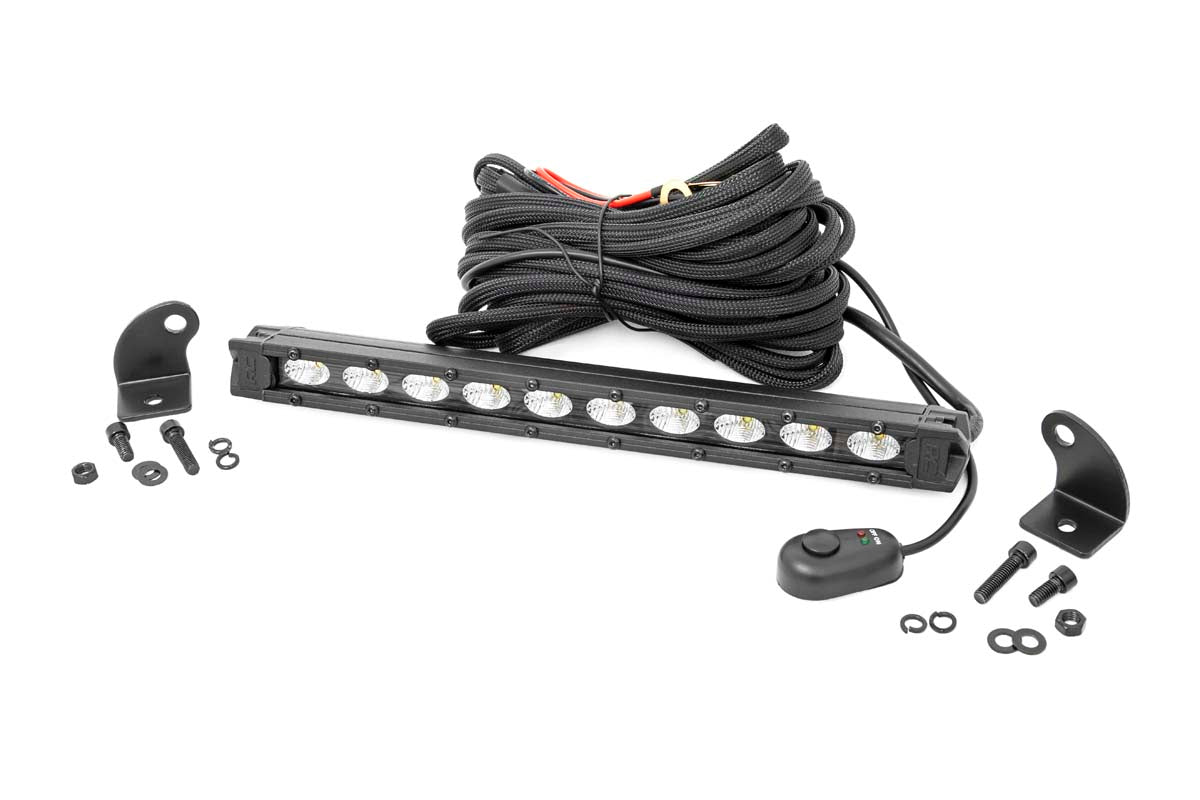 Rough Country - 10 Inch Black Series LED Light Bar Slim Line