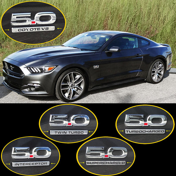UPR - Emblem Finisher Chrome Set (fits 11-23 Ford Mustang) UPR - 3670-01 for 2011-2023 Ford Mustang