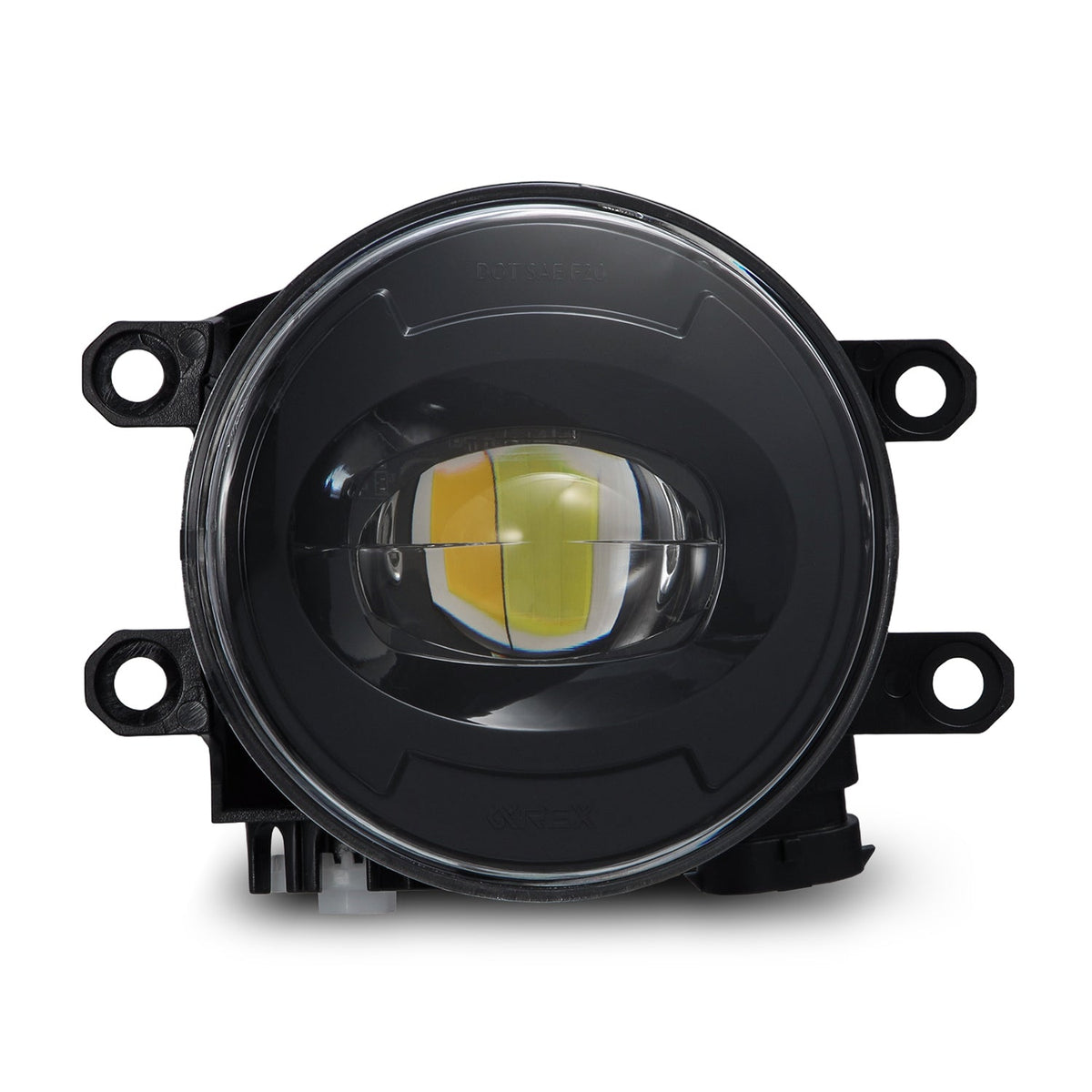 AlphaRex Universal Toyota/Lexus/Scion MKII DoubleTap LED Projector Fog Lights - White/Amber - 210023 for 2012-2023 Toyota Tac