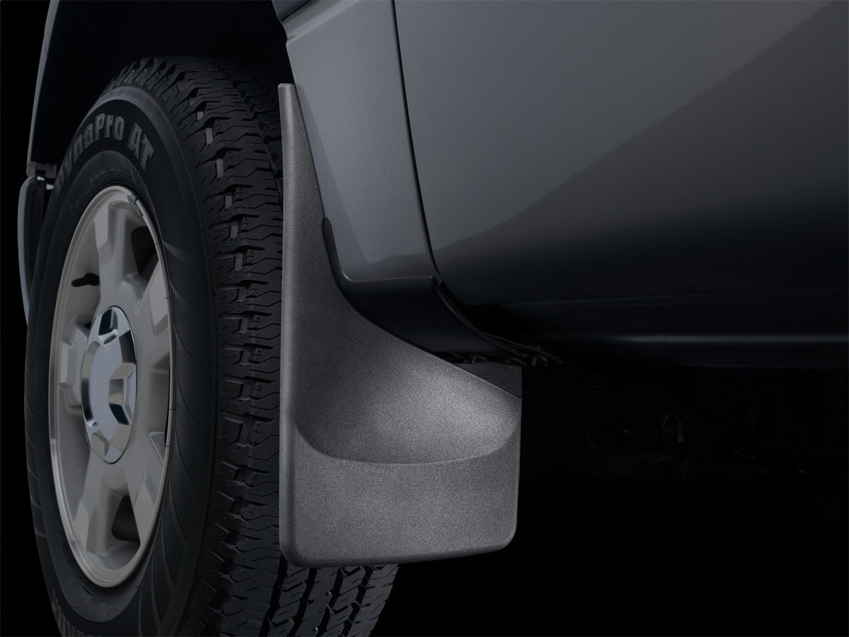 Weathertech - MudFlap No-Drill DigitalFit® MudFlap Kit - Black 15-19 GMC Sierra-3500 - 110036-120076