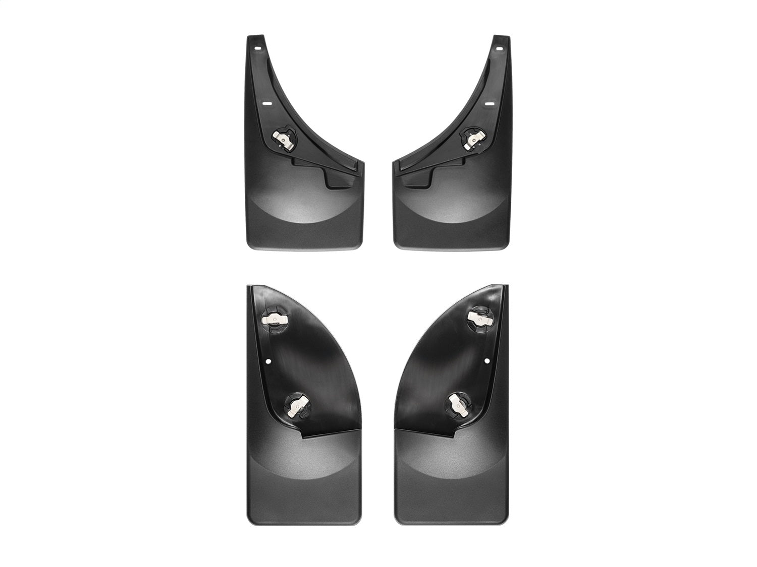 Weathertech - MudFlap No-Drill DigitalFit® MudFlap Kit - Black 08-10 Ford F-250 / 08-10 Ford F-350 - 110009-120001