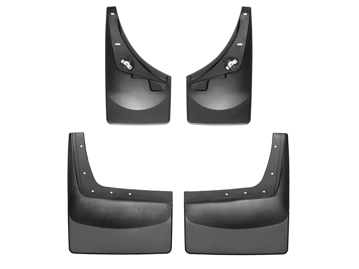 Weathertech - MudFlap No-Drill DigitalFit® MudFlap Kit - Black 08-10 Ford F-350 / 08-10 Ford F-450-Super-Duty - 110009-1