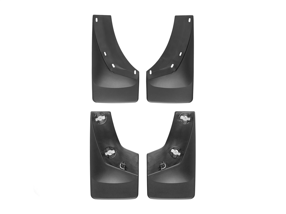 Weathertech - MudFlap No-Drill DigitalFit® MudFlap Kit - Black - 110010-120010