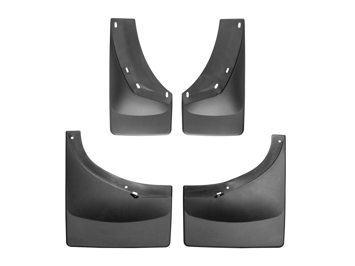 Weathertech - MudFlap No-Drill DigitalFit® MudFlap Kit - Black 07-14 Chevrolet Silverado-3500 - 110010-120025