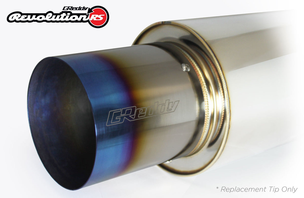 GReddy - Optional Revolution RS Titanium Tip(s) 105mm Dia. - 11002111