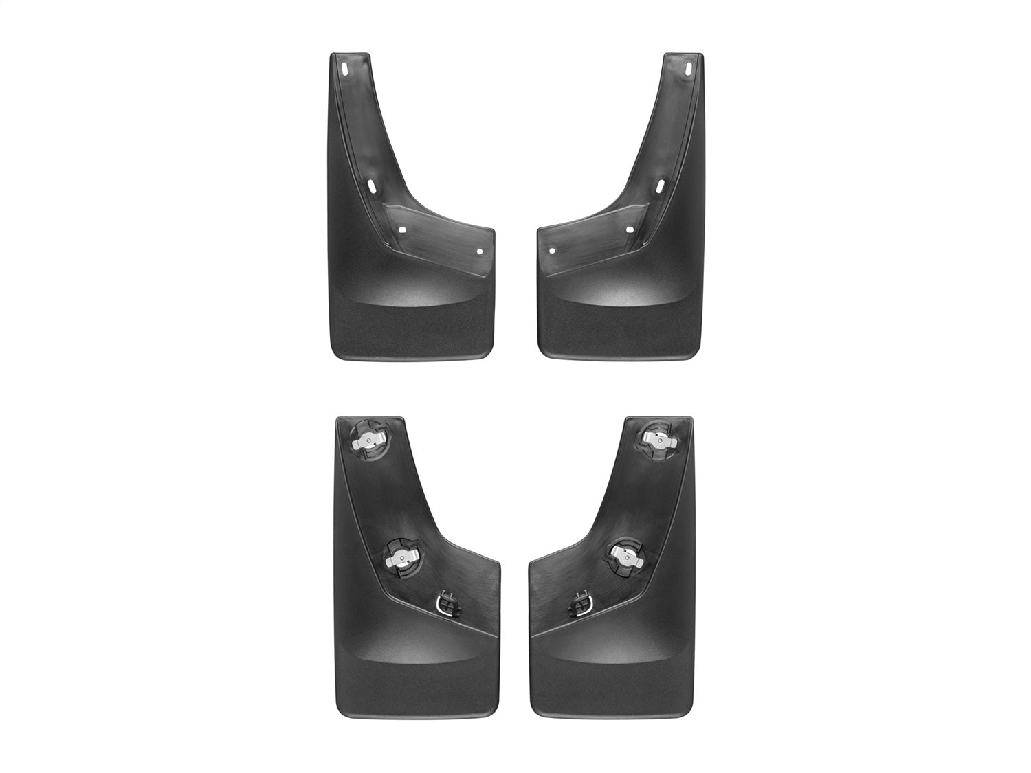 Weathertech - MudFlap No-Drill DigitalFit® MudFlap Kit - Black 07-13 GMC Sierra-1500 / 07-14 GMC Sierra-2500 / 07-14 GMC