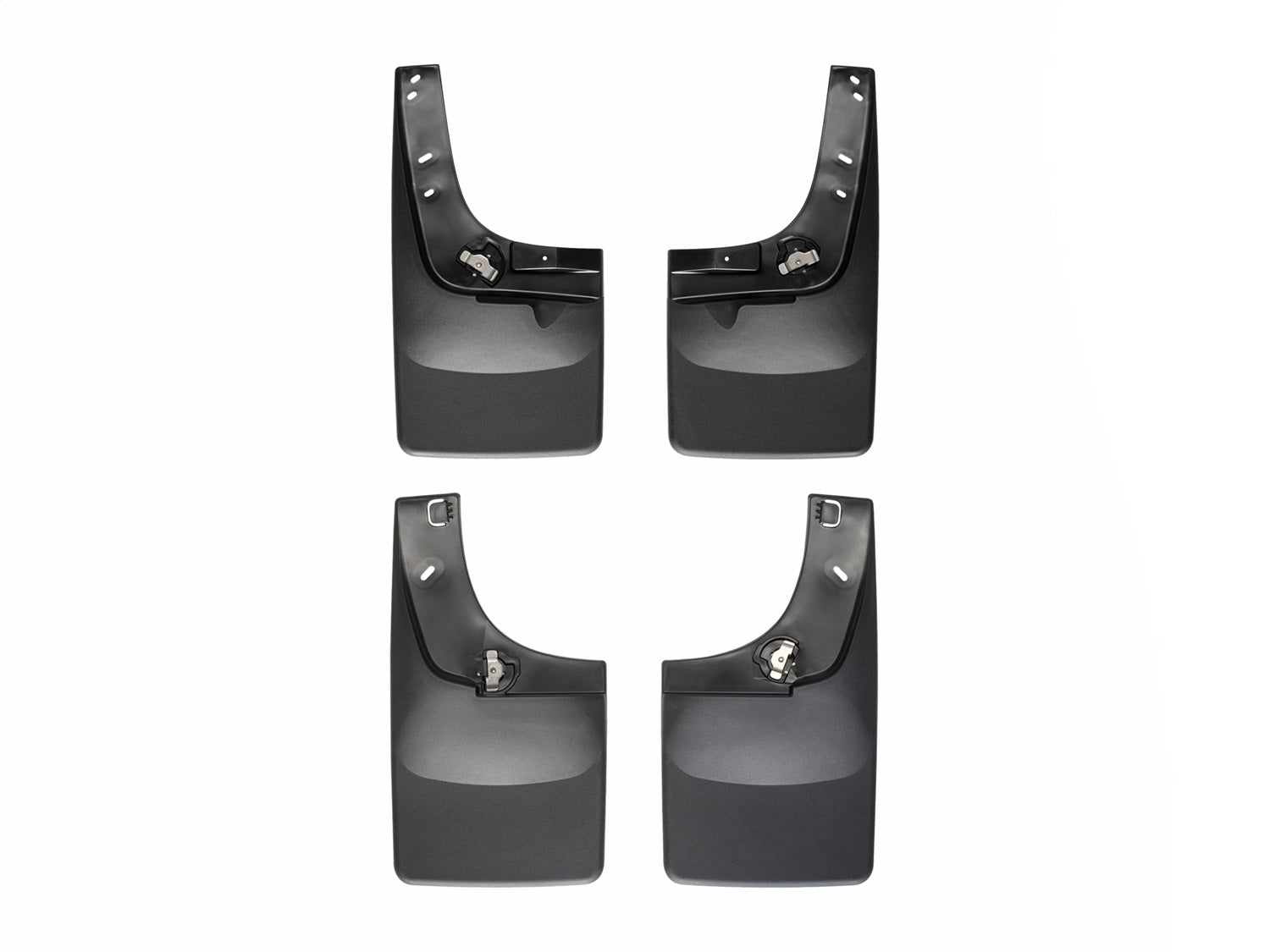 Weathertech - MudFlap No-Drill DigitalFit® MudFlap Kit - Black 08-10 Ford F-250 / 08-10 Ford F-350 - 110012-120008