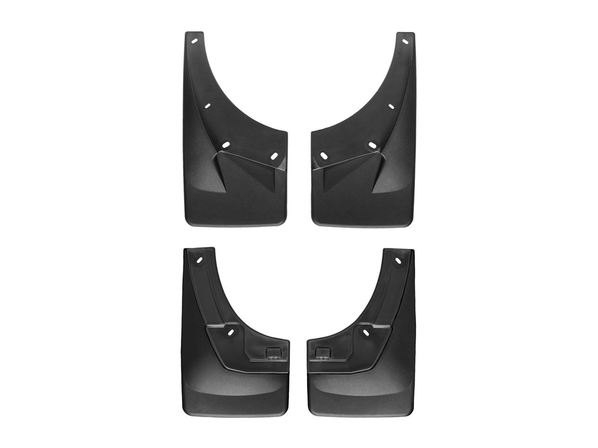Weathertech - MudFlap No-Drill DigitalFit® MudFlap Kit - Black 07-13 Chevrolet Avalanche - 110013-120022
