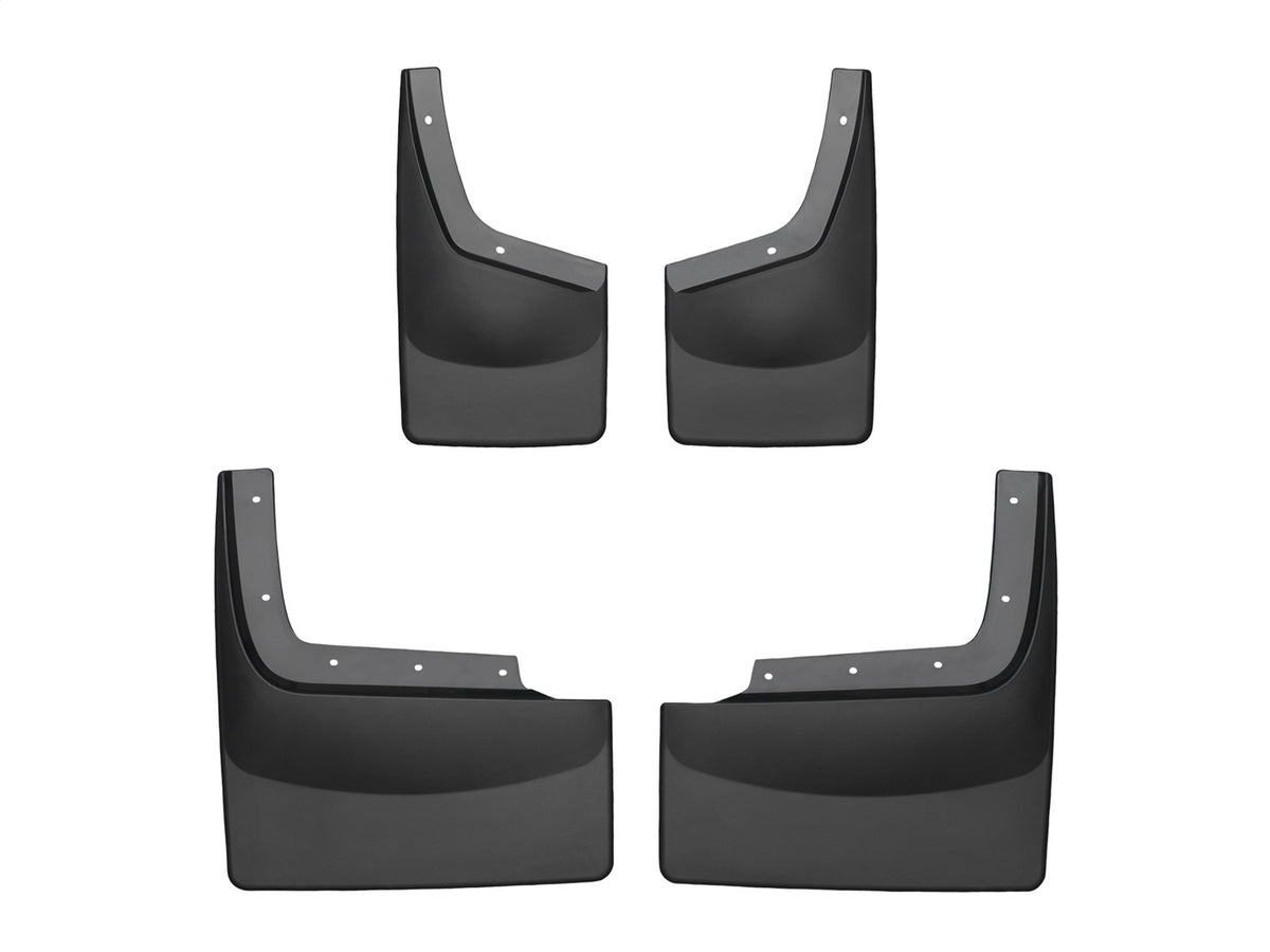 Weathertech - MudFlap No-Drill DigitalFit® MudFlap Kit - Black 11-16 Ford F-350 / 11-16 Ford F-450-Super-Duty - 110020-1