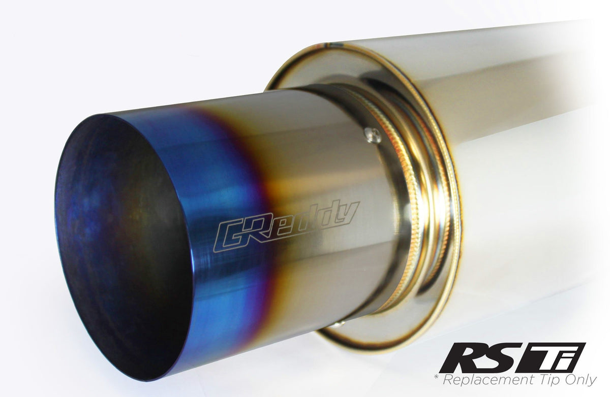 GReddy - Optional Revolution RS Titanium Tip(s) 115mm Dia. - 11002102