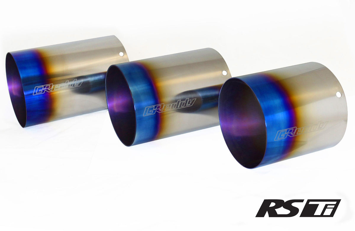 GReddy - Optional Revolution RS Titanium Tip(s) 115mm Dia. - 11002102