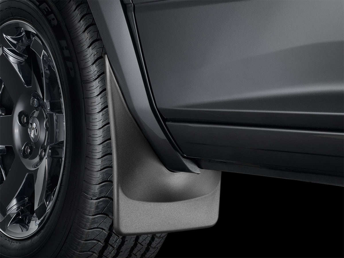 Weathertech - MudFlap No-Drill DigitalFit® MudFlap Kit - Black 15-19 Chevrolet Silverado-3500 - 110035-120076