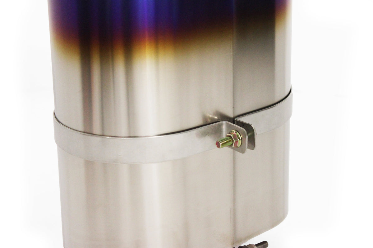 GReddy - Universal RS-Ti Oval Titanium Muffler(s) and Tip with V-Band - 11003525