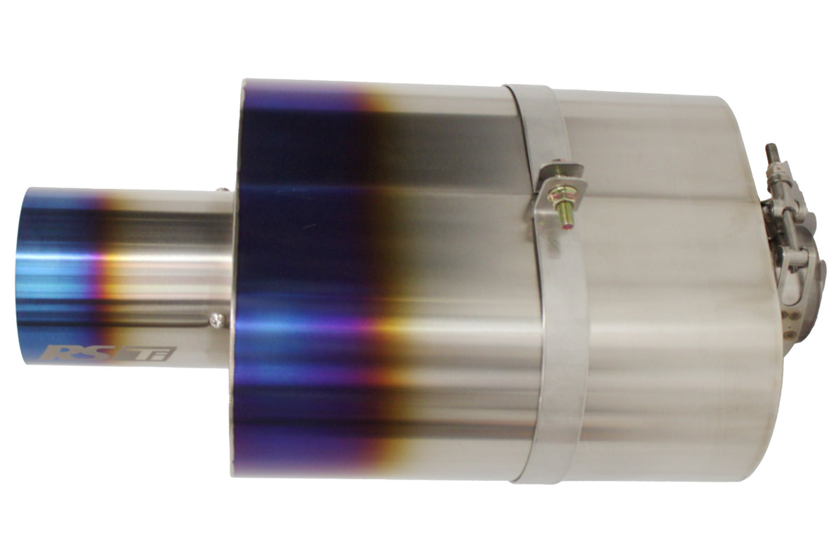GReddy - Universal RS-Ti Oval Titanium Muffler(s) and Tip with V-Band - 11003530