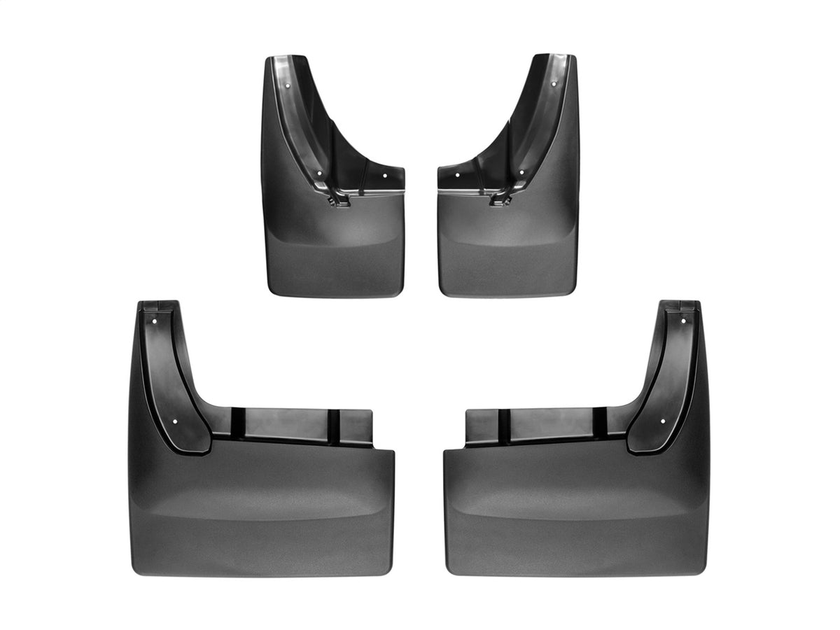 Weathertech - MudFlap No-Drill DigitalFit® MudFlap Kit - Black 10 Ram 3500 / 11-13 3500 - 110037-120080
