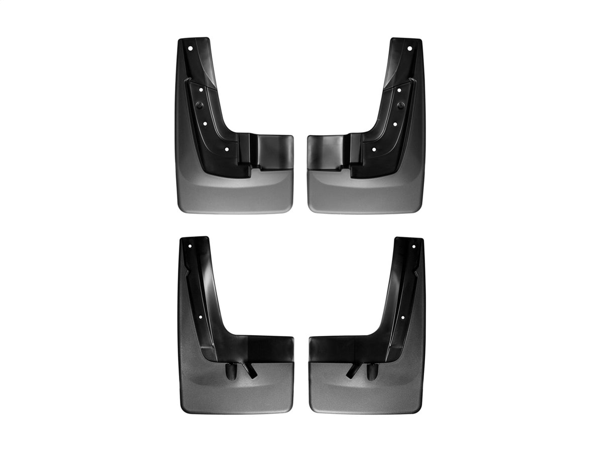 Weathertech - MudFlap No-Drill DigitalFit® MudFlap Kit - Black 13-16 GMC Acadia - 110046-120043