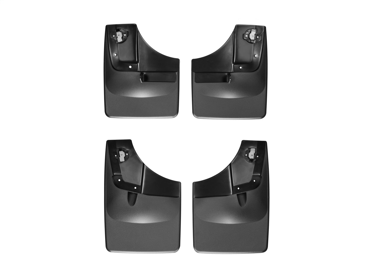 Weathertech - MudFlap No-Drill DigitalFit® MudFlap Kit - Black 15-20 Ford F-150 - 110050-120050
