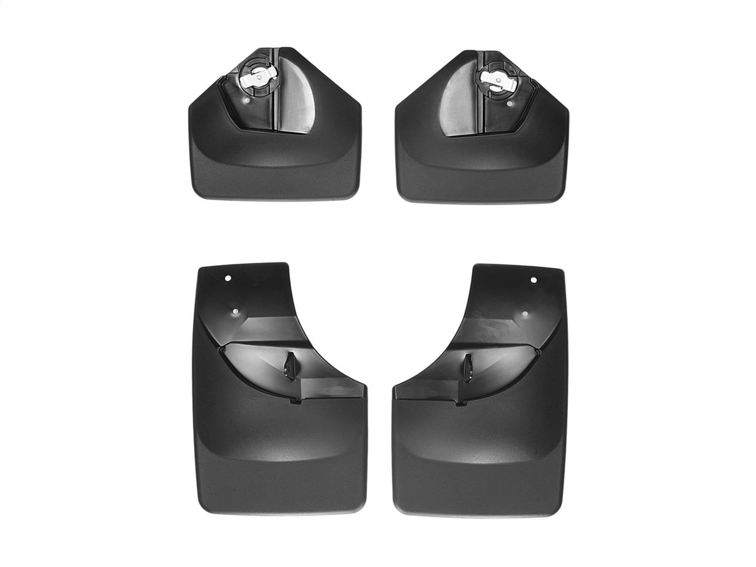 Weathertech - MudFlap No-Drill DigitalFit® MudFlap Kit - Black - 110051-120051