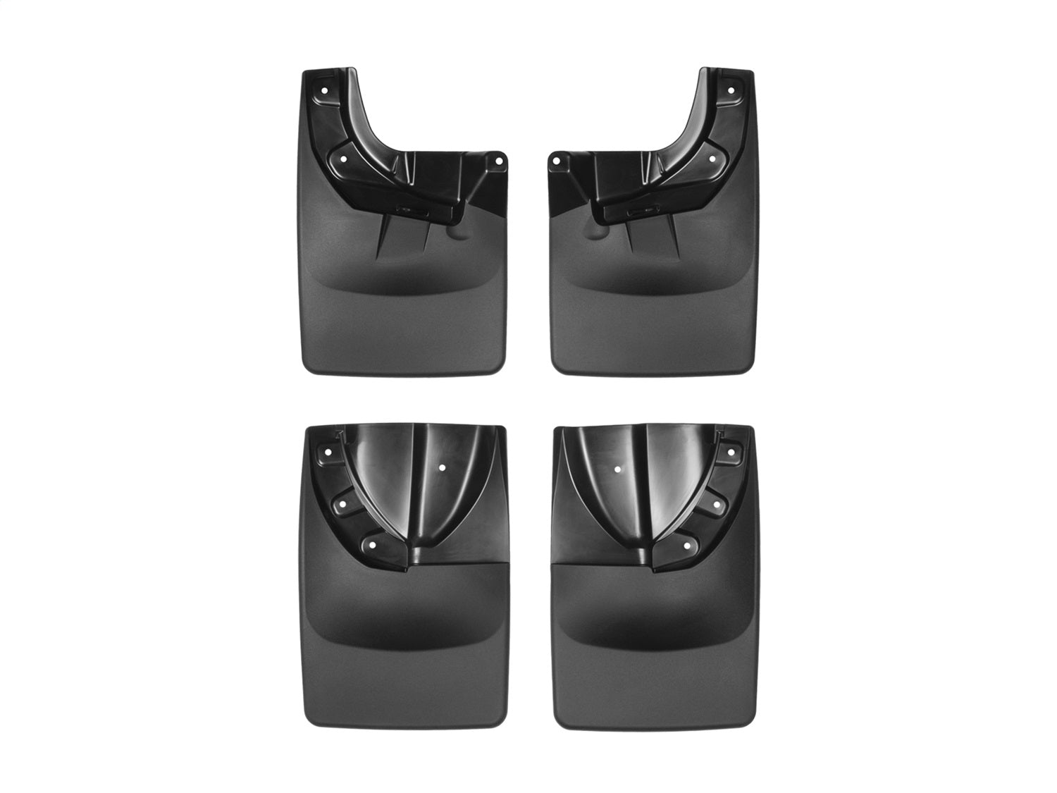 Weathertech - MudFlap No-Drill DigitalFit® MudFlap Kit - Black 16-23 Toyota Tacoma - 110055-120055