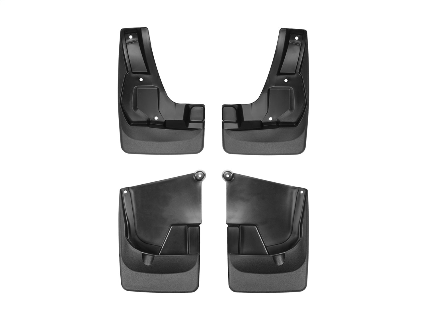 Weathertech - MudFlap No-Drill DigitalFit® MudFlap Kit - Black 16-18 Toyota RAV4 - 110057-120057