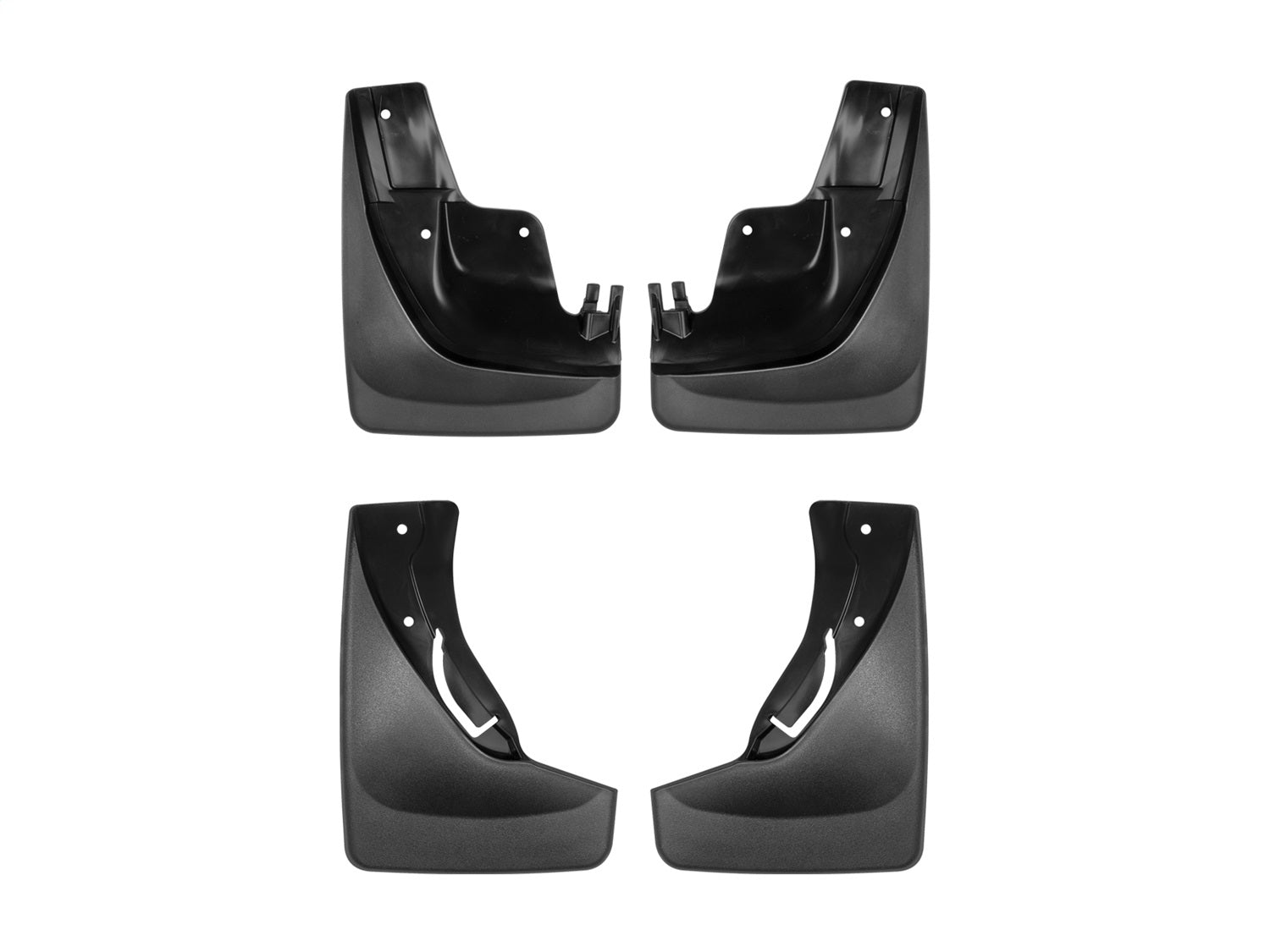 Weathertech - MudFlap No-Drill DigitalFit® MudFlap Kit - Black 11-21 Jeep Grand-Cherokee / 22 Jeep Grand-Cherokee-WK - 1