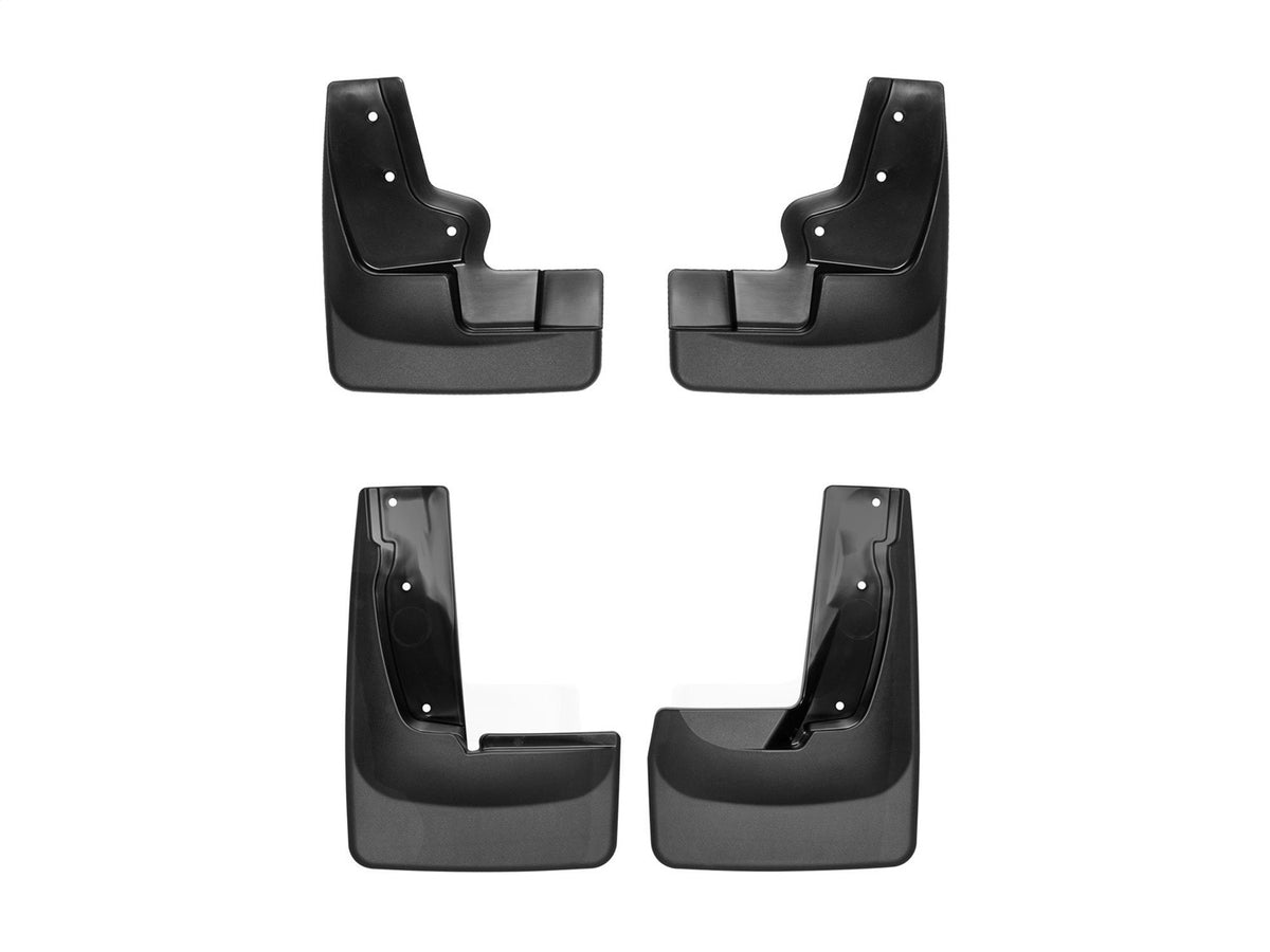 Weathertech - MudFlap No-Drill DigitalFit® MudFlap Kit - Black 19-24 Edge - 110060-120103