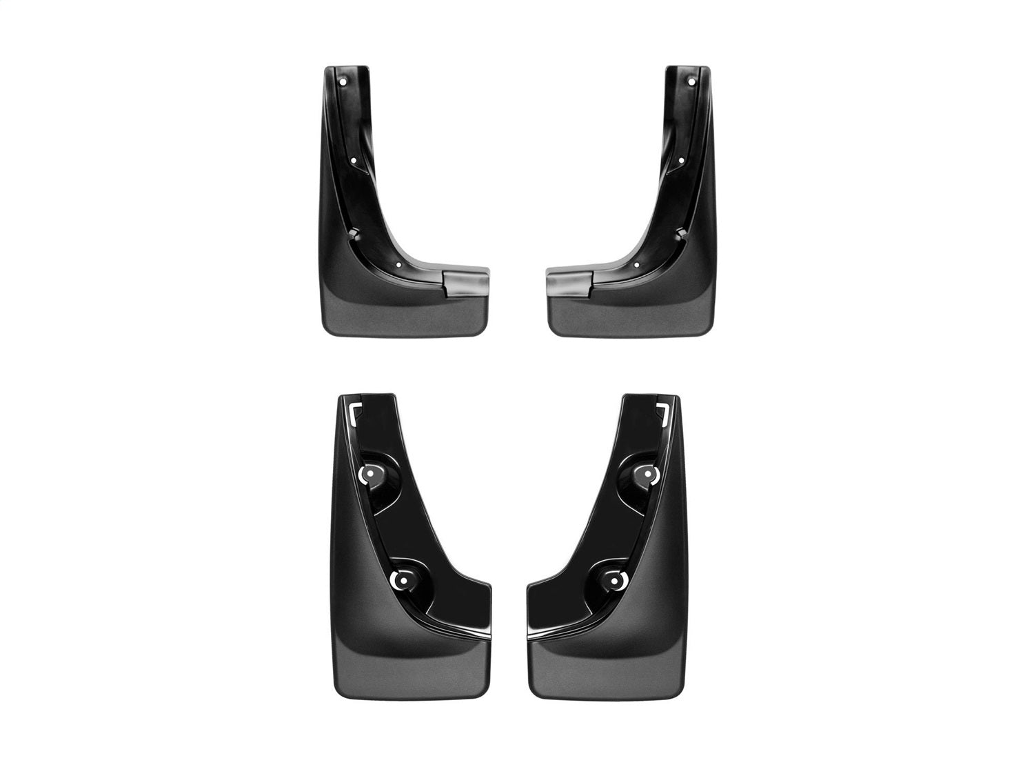 Weathertech - MudFlap No-Drill DigitalFit® MudFlap Kit - Black 19-23 Jeep Cherokee - 110064-120095