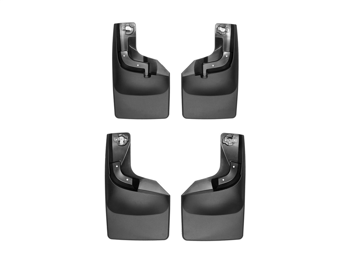 Weathertech - MudFlap No-Drill DigitalFit® MudFlap Kit - Black 17-26 Ford F-250 / 17-26 Ford F-350 / 17 Ford F-450-Super